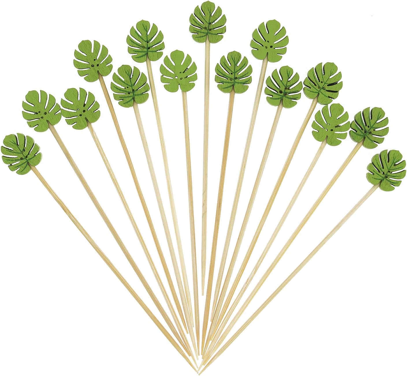 Tropical Bamboo Cocktail Picks - 100ct