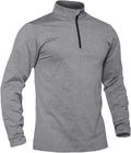 TACVASEN Men's Quarter Zip Pullover - Warm Lightweight Fleece Jewelry