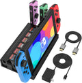 TV Docking Station with Joycon Charging for Switch - Compact 4K Dock