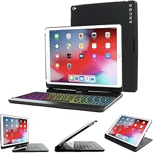 Snugg iPad Mini 5 Keyboard Case with Backlit Wireless Design