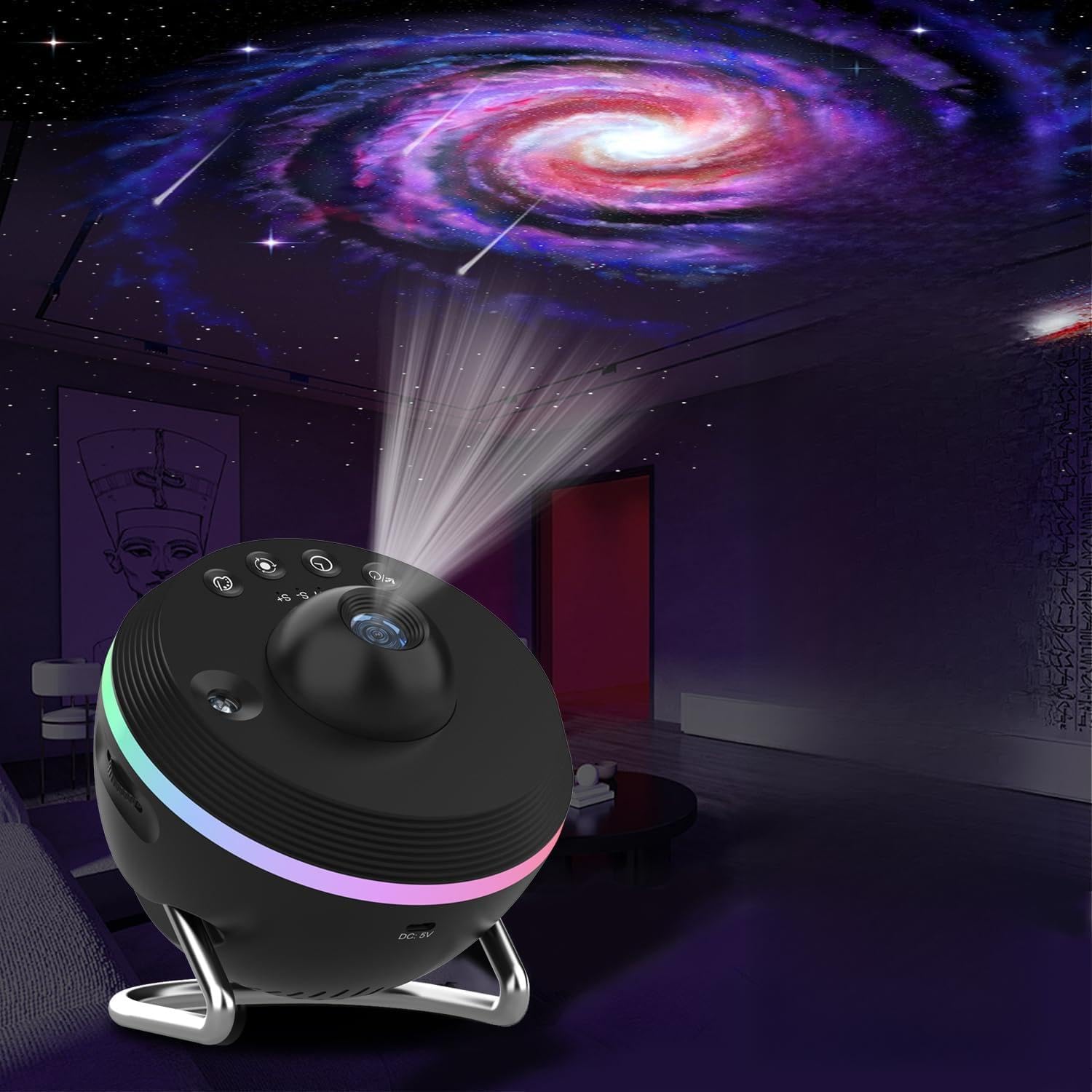Xeefeel Upgraded Meteor Galaxy Projector - Transform Your Room!