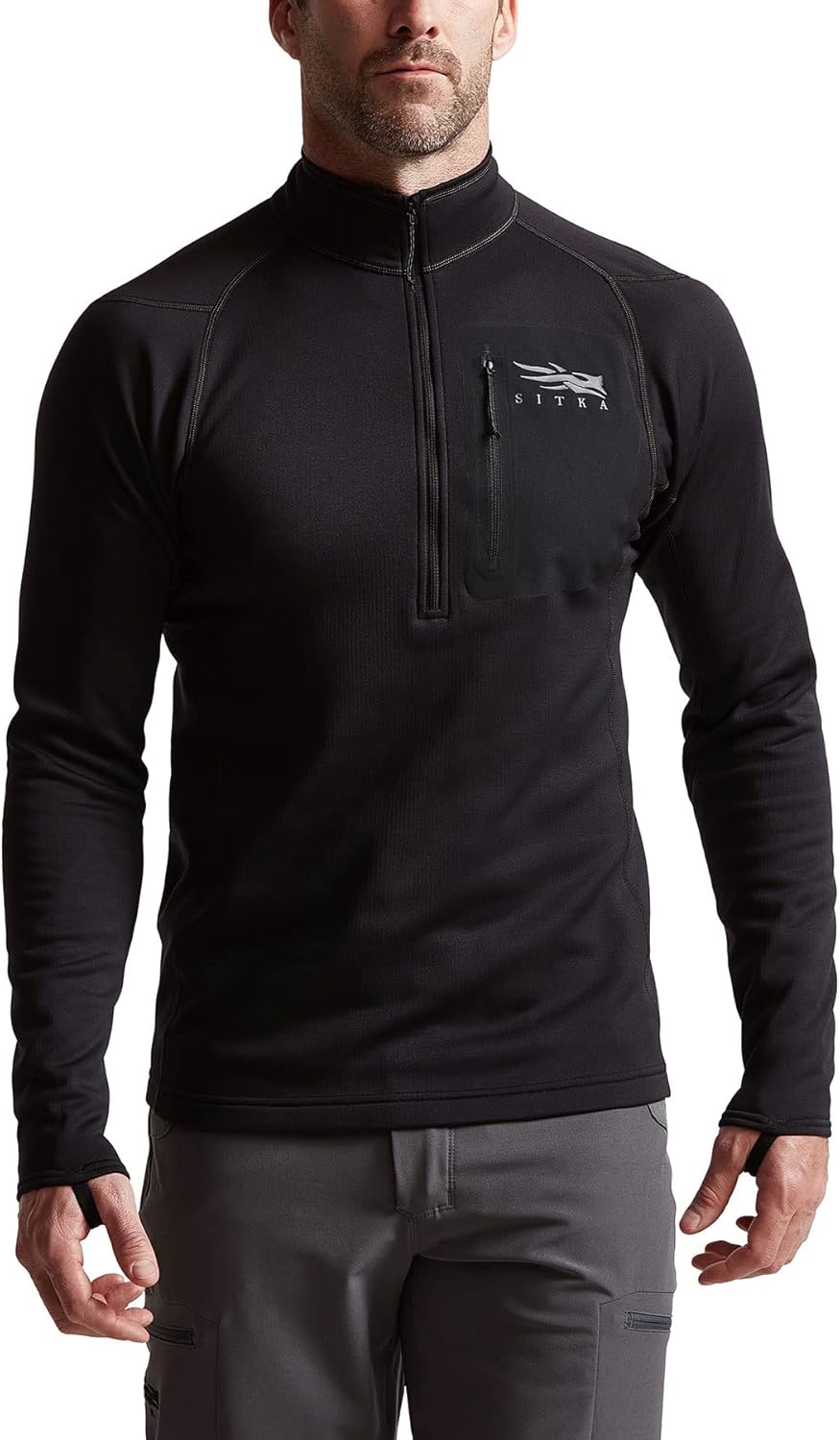 SITKA Gear Men's Core Midweight Zip-t Shirt - Stay Comfortable Outdoors