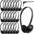 Classroom Headphones Bulk 20 Pack for Kids - Clear Sound for Schools
