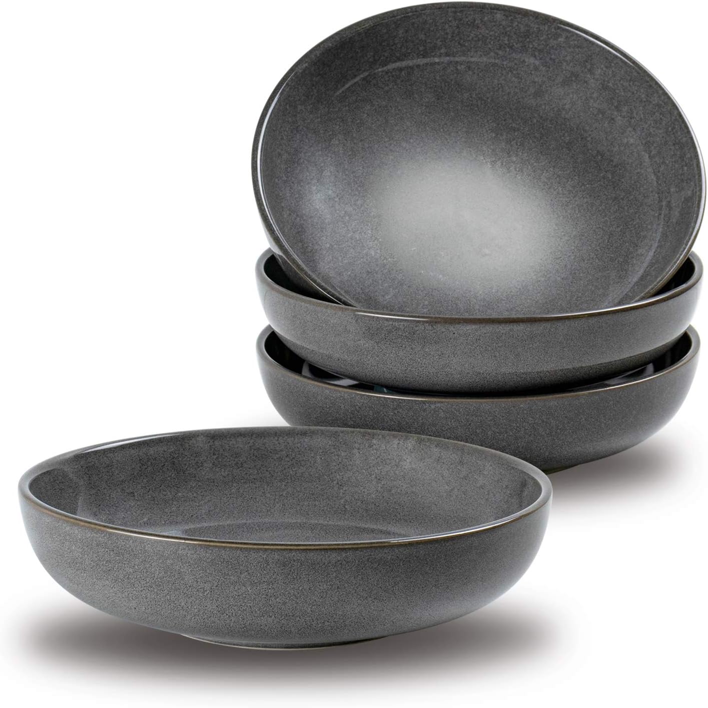UNICASA Ceramic Pasta Bowls Set of 4 for Stylish Dining