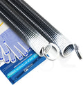Pair of 110 lbs Heavy Duty Garage Door Extension Springs - Durable