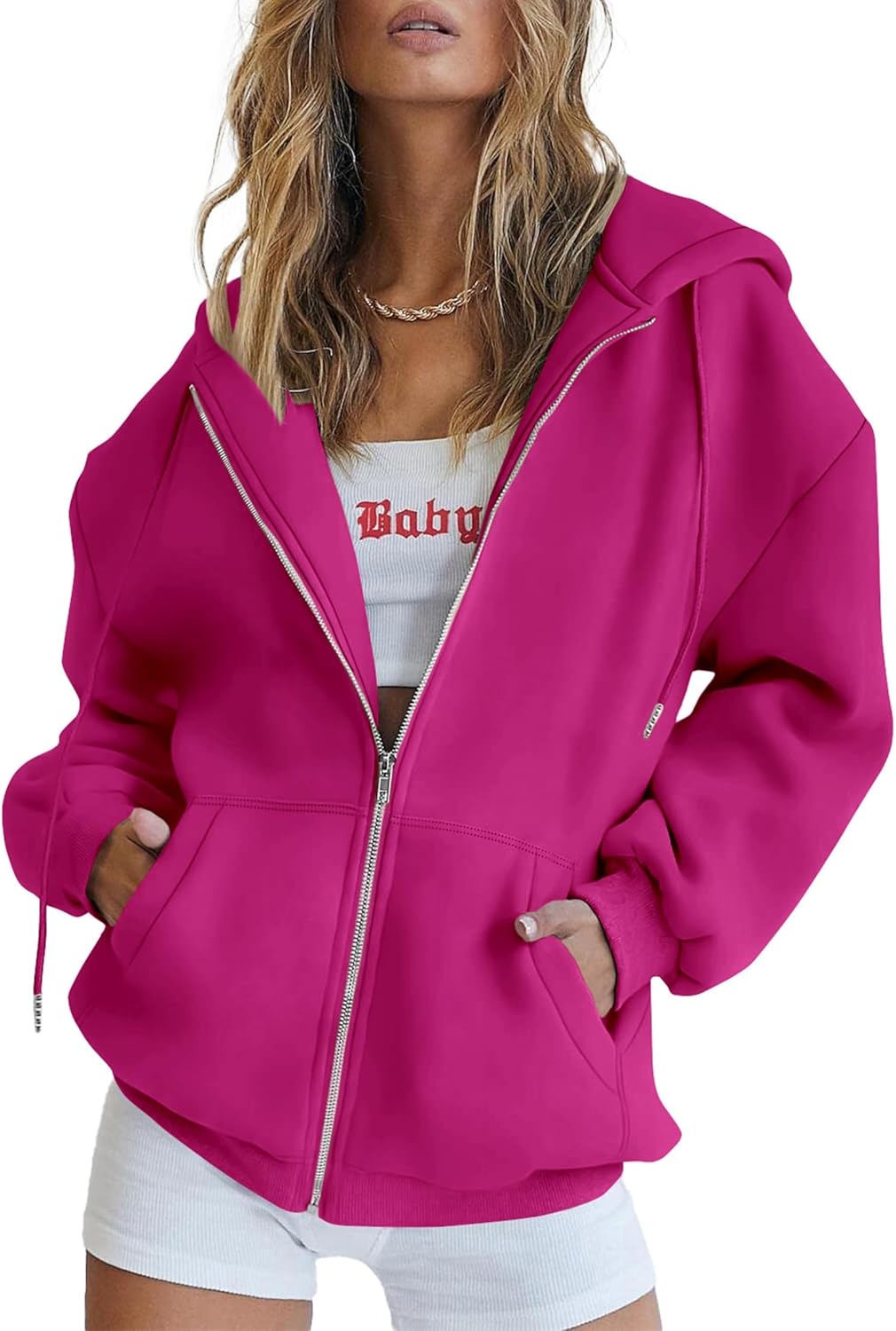 PRETTYGARDEN Women's Zip Up Hoodies for Casual Fall Style
