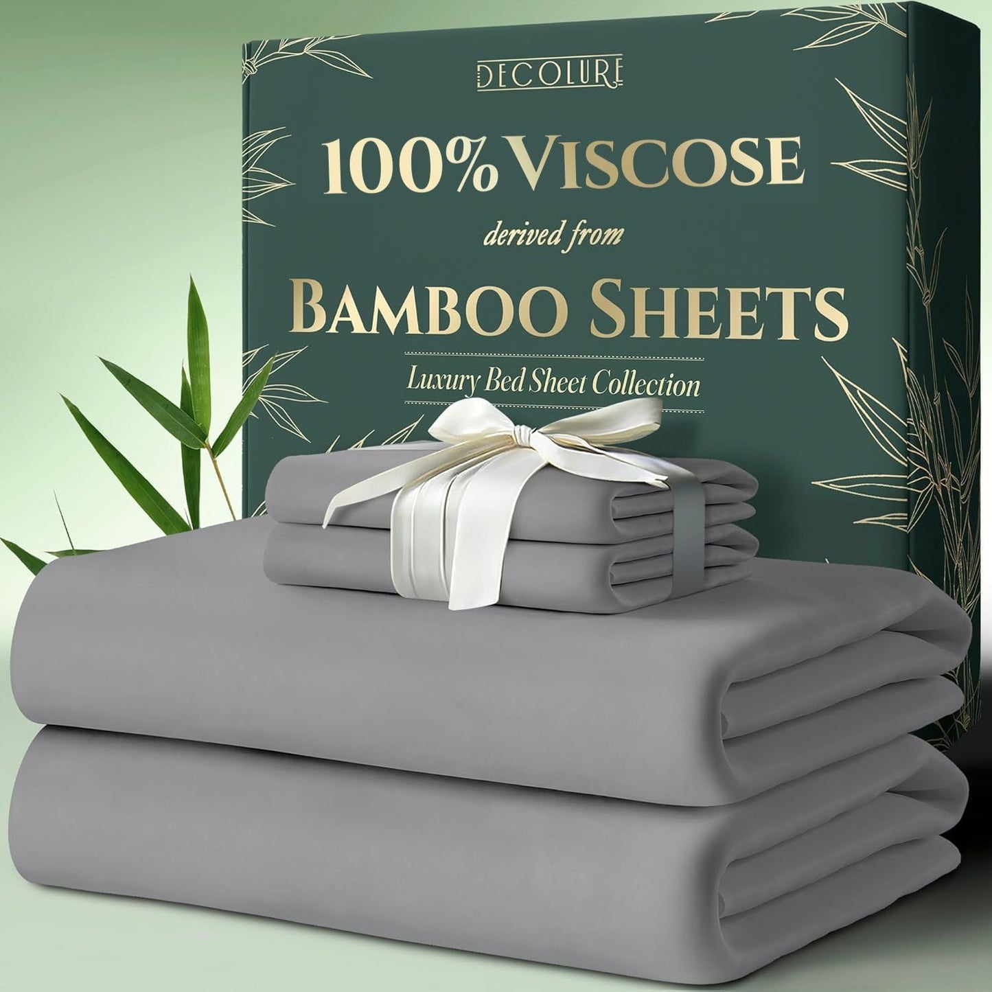 Viscose Derived from Bamboo Twin Sheets Set for Ultimate Comfort