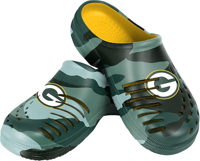 FOCO Men's NFL Team Logo Garden Water Sandals Shoes Slipper Clogs