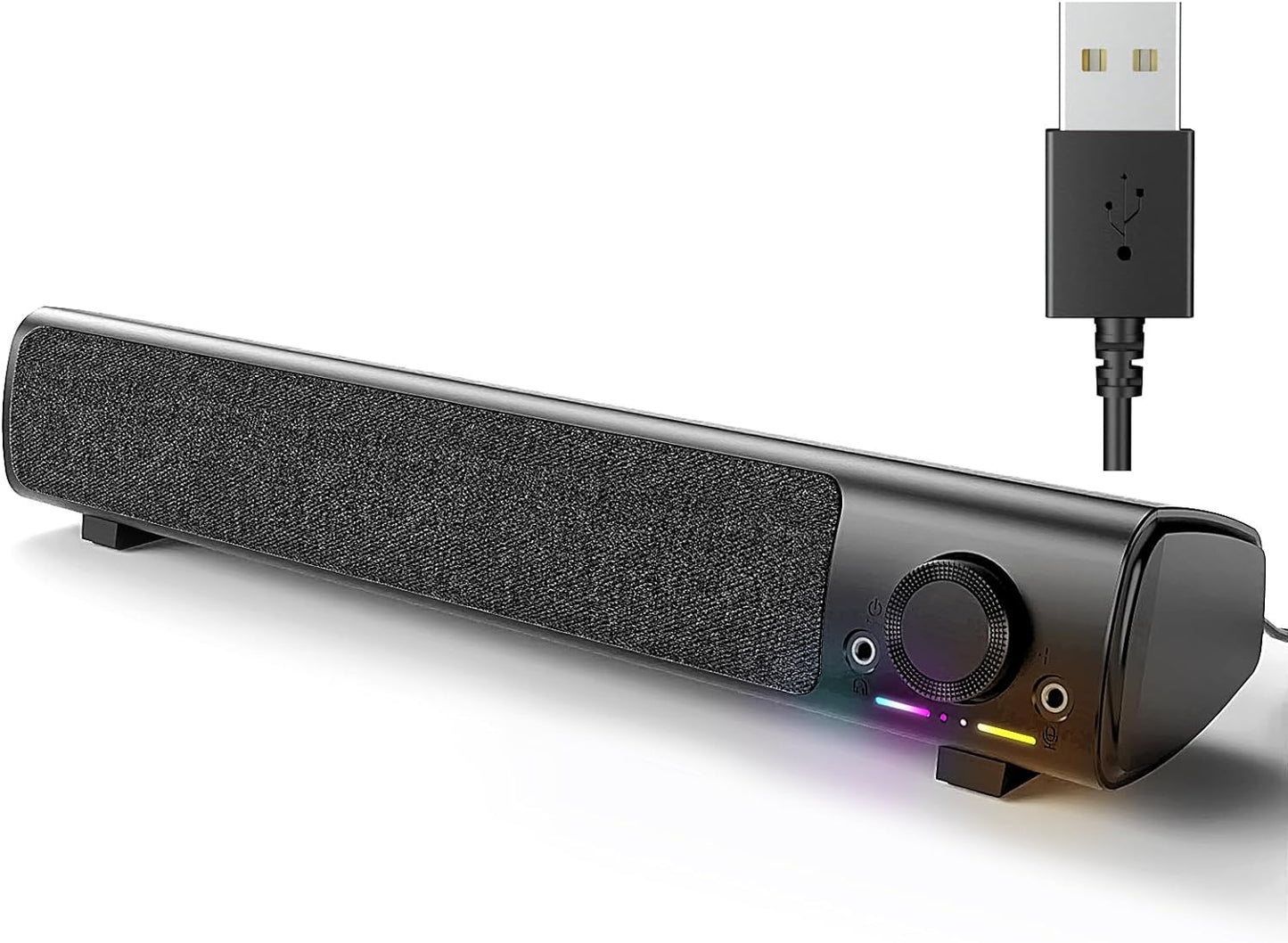 HPYLIFH USB Powered PC Sound Bar - Superb Stereo Sound!