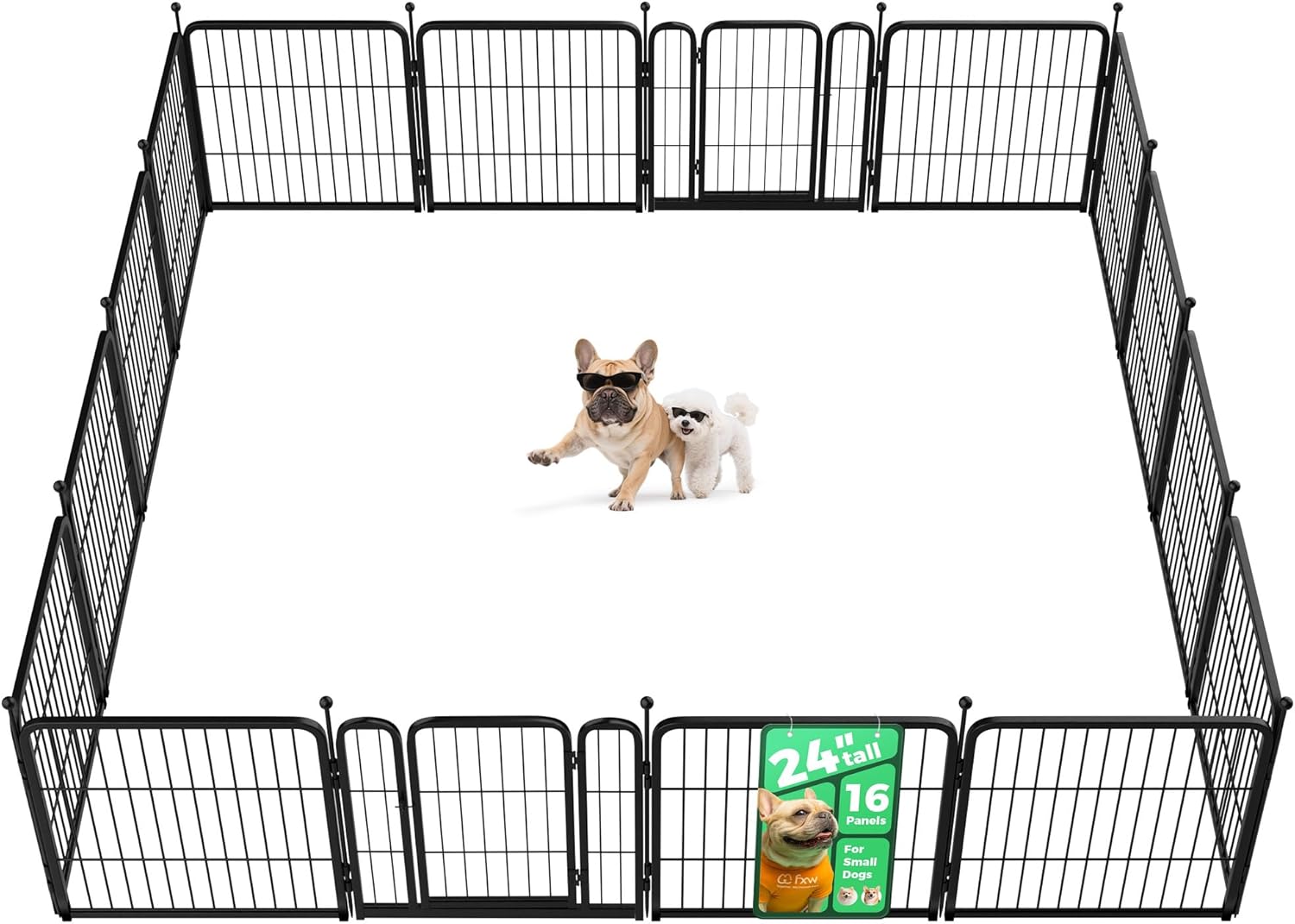 FXW Rollick Unleashed Dog Playpen for Indoor and Outdoor Use