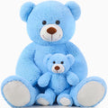 MorisMos Mom and Baby Giant Teddy Bear, 39in Plush - Soft Nursery