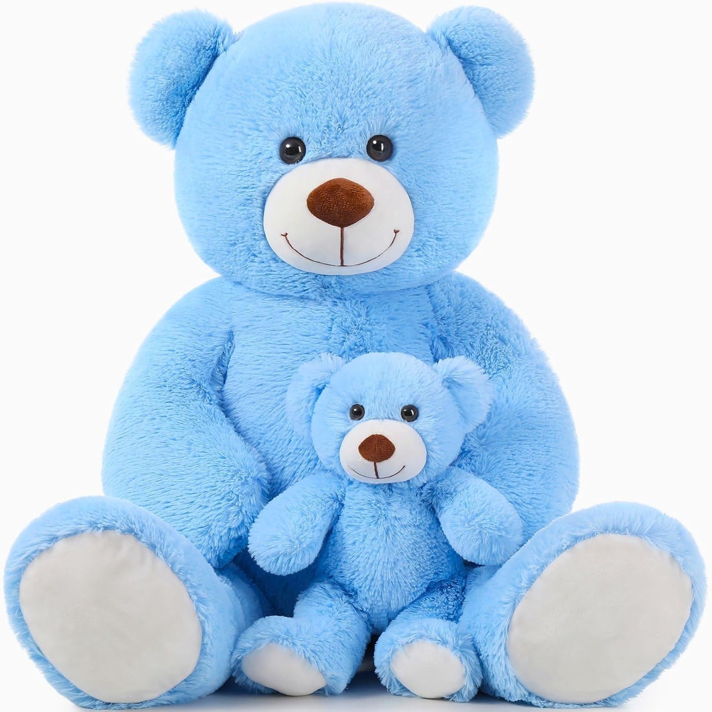 MorisMos Mom and Baby Giant Teddy Bear - 39in Plush Cuddly Friend