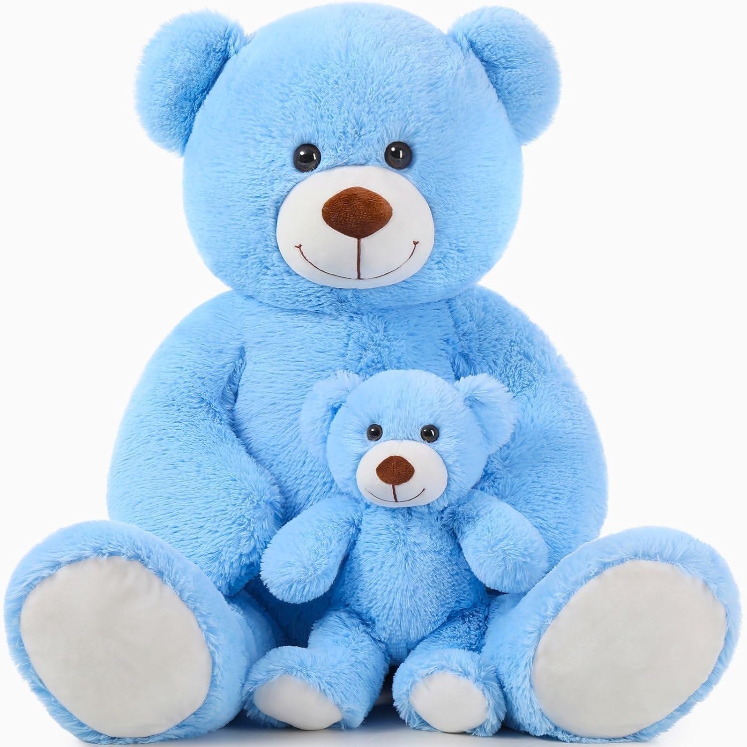 MorisMos Mom and Baby Giant Teddy Bear - 39in Plush Cuddly Friend