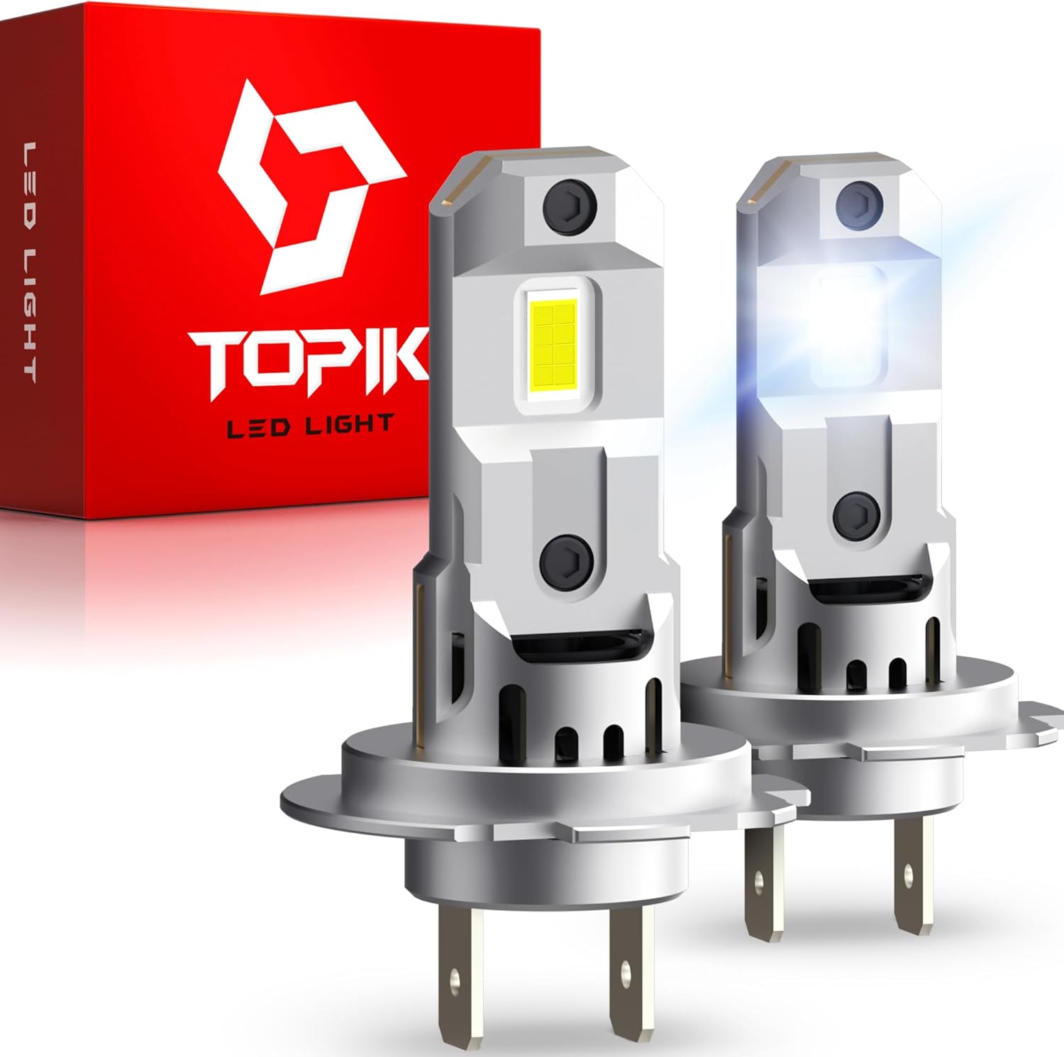 TOPIK T26 H7/H7LL Light Bulb: 36,000LM Super Brightness