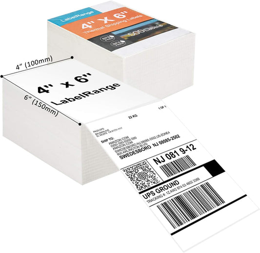 1000 Permanent Adhesive Shipping Labels - Commercial Grade