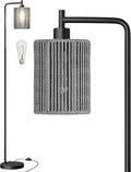 Oneach 66in Black Floor Lamp for Living Room - Boho LED Standing Lamp