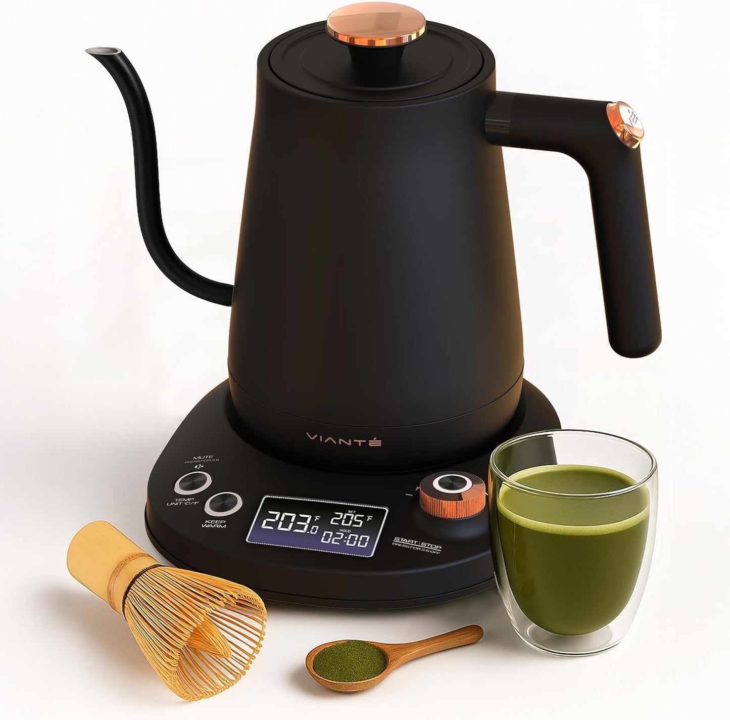 Viante Electric Gooseneck Kettle for Perfect Tea Brewing