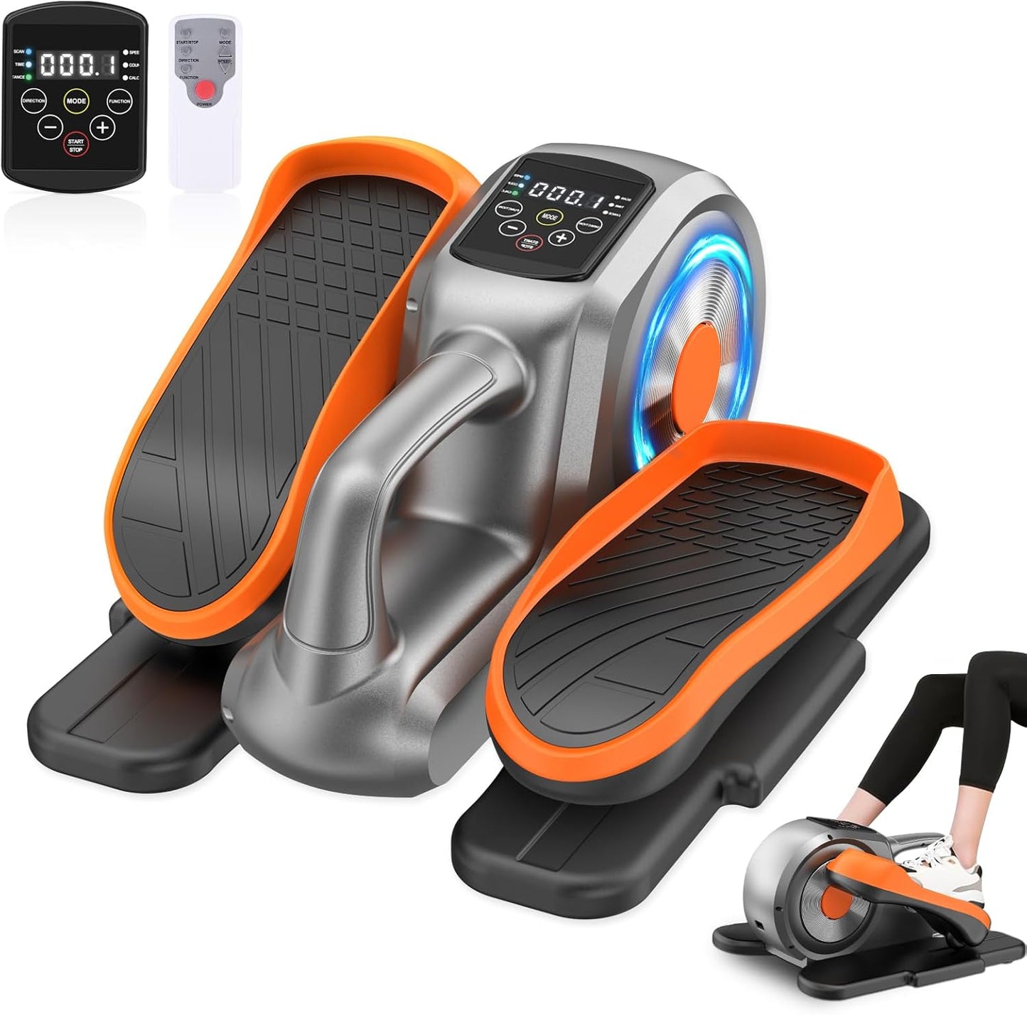 Silent Seated Leg Exerciser with Remote Control
