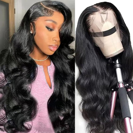 22inch Lace Front Wigs Human Hair for Stunning Body Waves