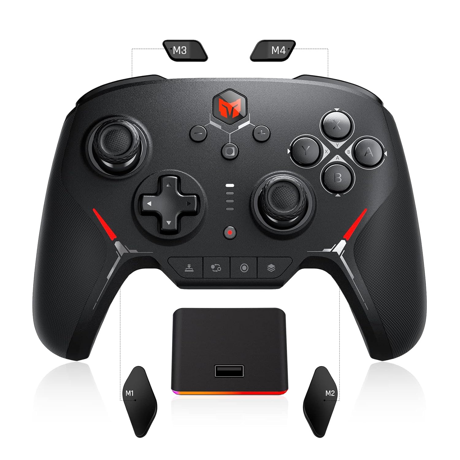 BIGBIG WON Switch Controllers with Charging Base for Gaming