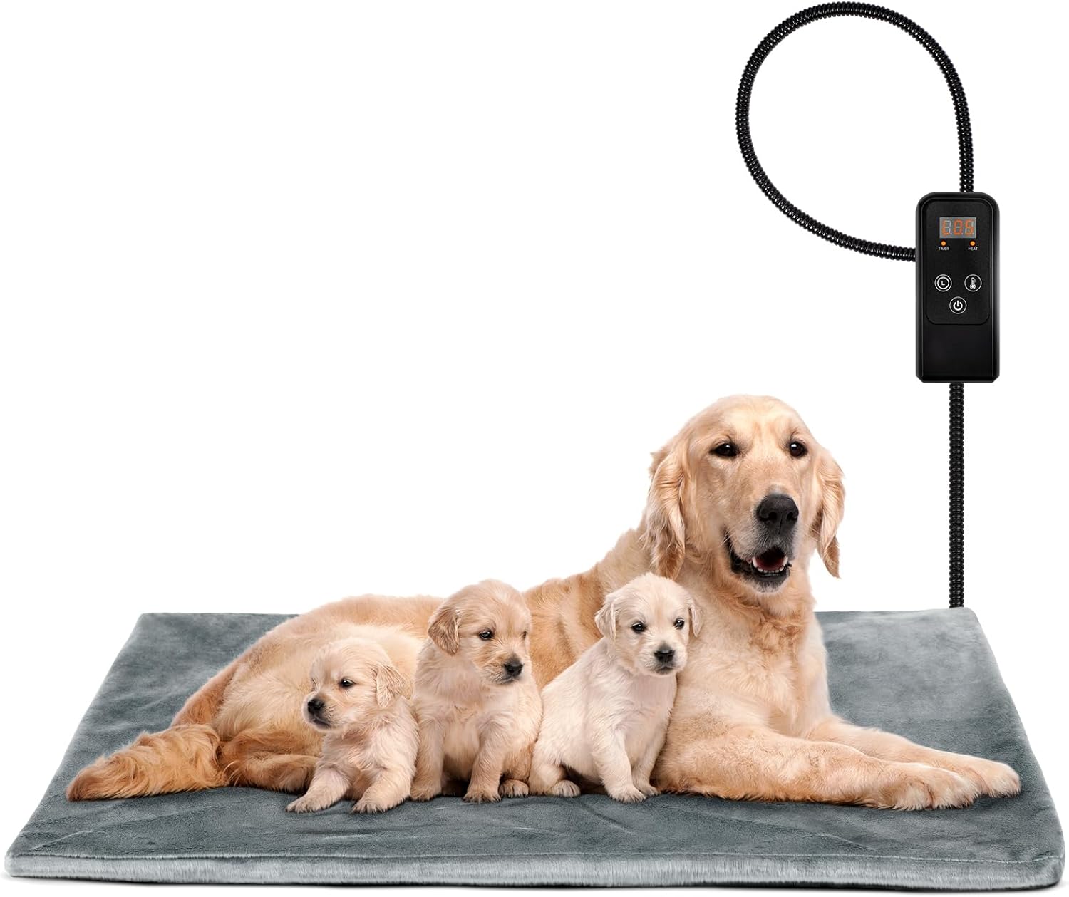 Niubya Pet Heating Pad for Dogs and Cats with Adjustable Temp