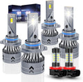 Upgraded 9005 9006 H11 Light Bulb Set for Honda Civic 2006-2015