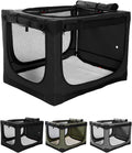 42 Inch Collapsible Travel Dog Crate for Medium Large Dogs