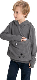 ALYC Hooded Pet Carrier Pullover - Removable Furry Pouch
