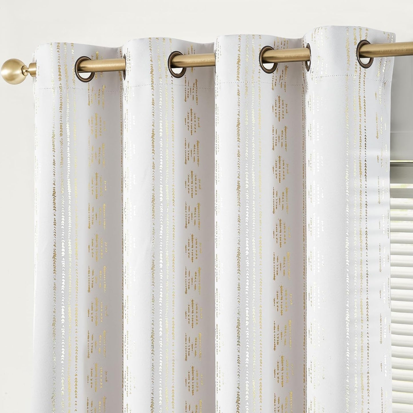 95% Blackout Boho Curtains for Bedroom and Living Room Use