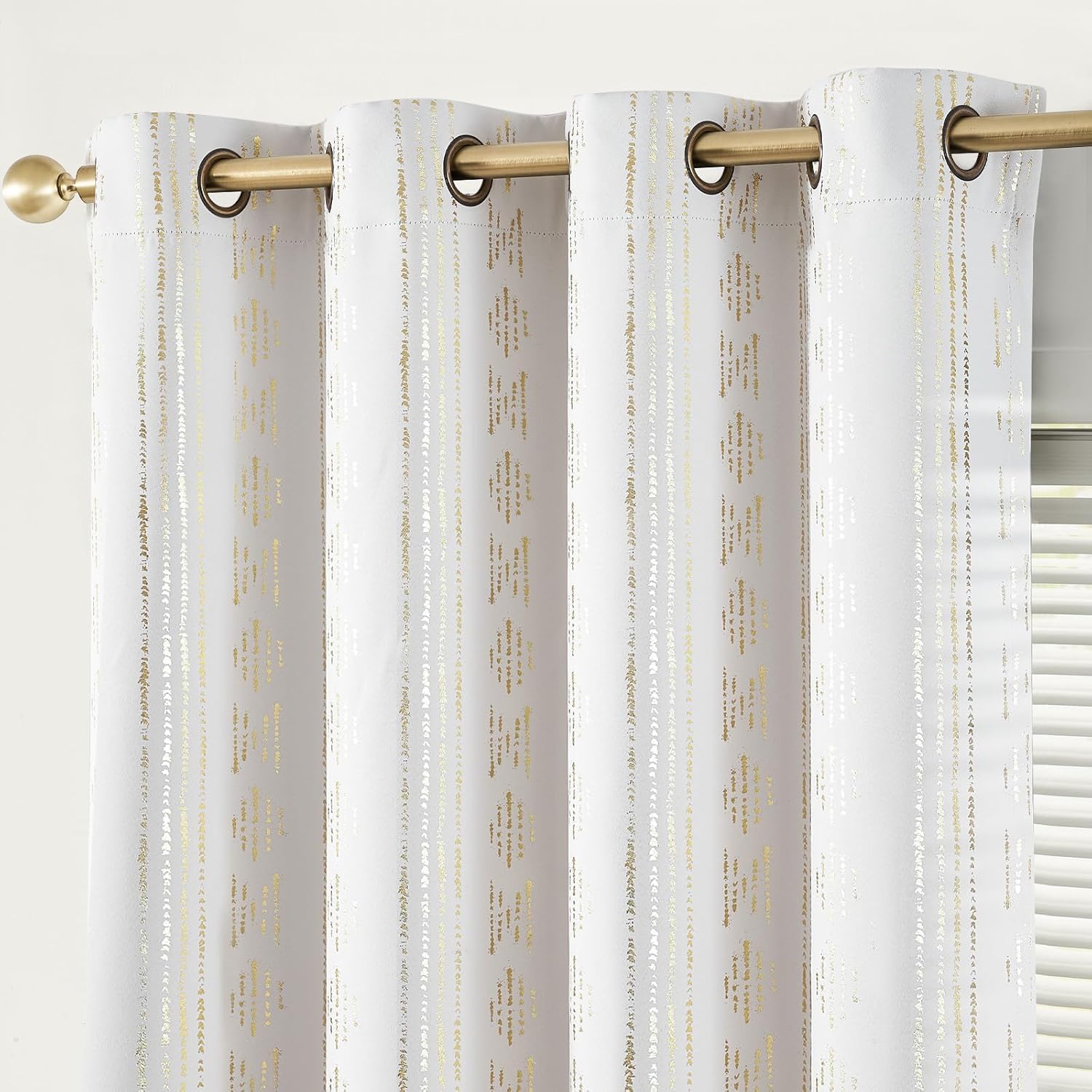 95% Blackout Boho Curtains for Bedroom and Living Room Use