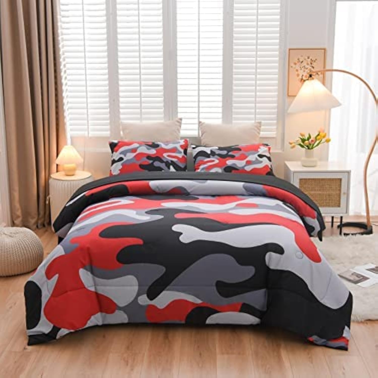 Camouflage Bedding Set for Colorful Bedroom Style and Comfort