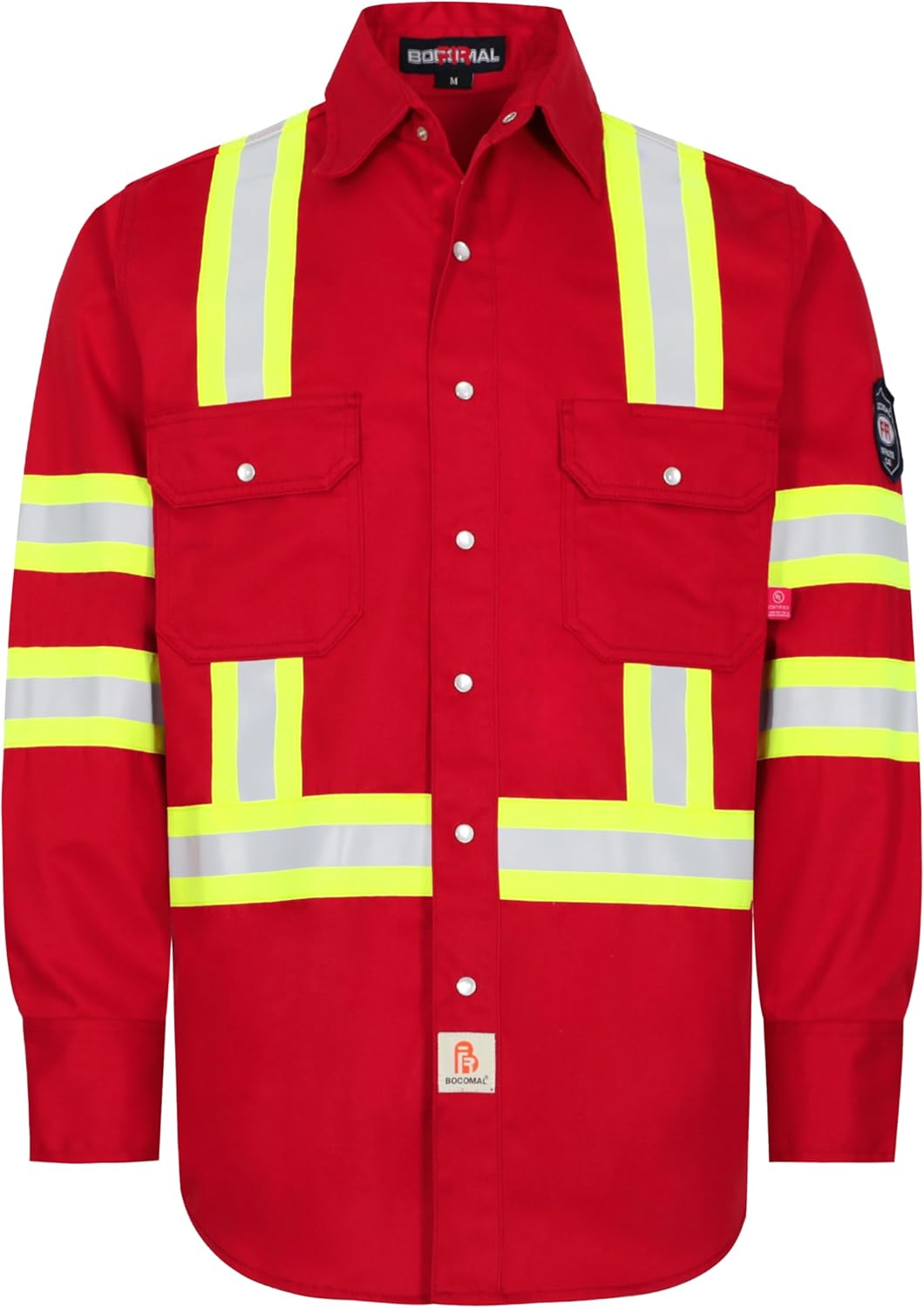 High Visibility Flame Resistant Shirt for Industrial Safety