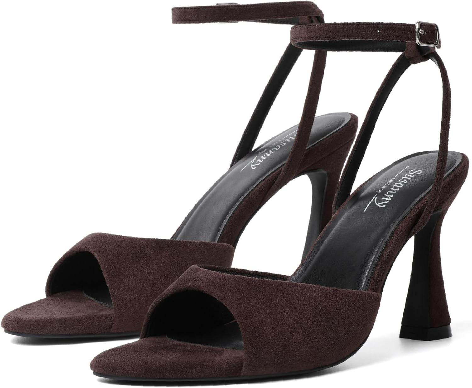 Susanny High Heels for Women Strappy Chunky Block Heels