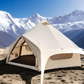 HikerSKY 4 Season Inflatable Yurt Tent: Spacious Family Glamping Haven!
