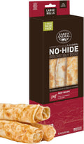 Earth Animal No-Hide Rolls Beef Recipe Large - Long-Lasting Chew
