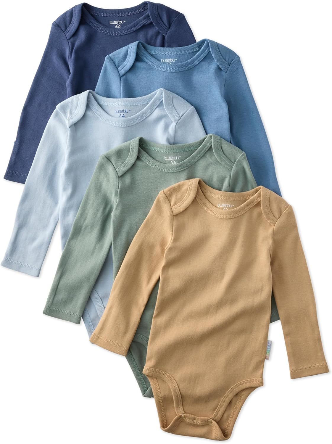 Blake 5-Pack Long Sleeve Bodysuits for Baby Boys & Girls