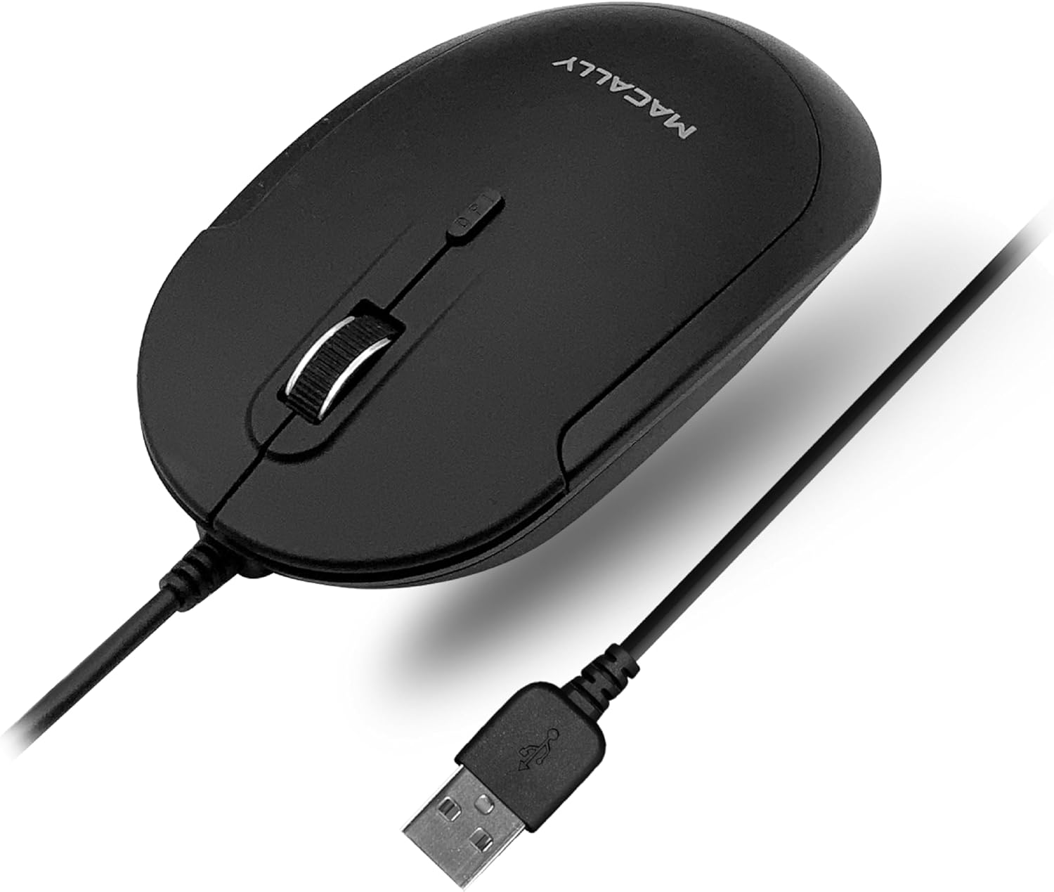 Macally Slim USB Mouse - Silent & Precise