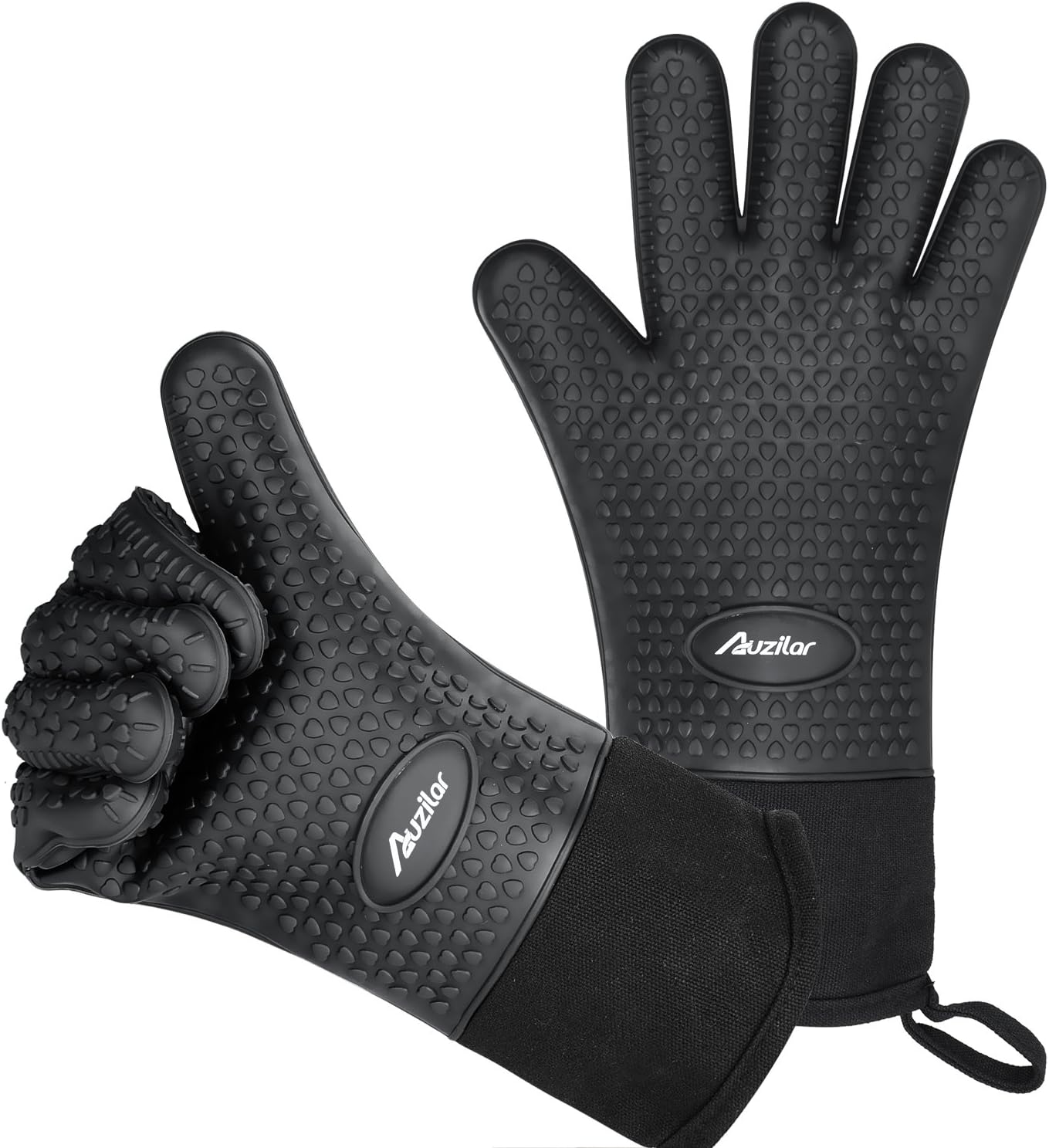 Auzilar Silicone Cooking Gloves: Heat Resistant BBQ Essential