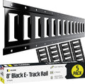 E Track Tie Down Rail Kit 8ft (5 Pack) - Secure Cargo & Heavy Loads