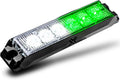 NanoFlare 5ft 6W Green White LED Surface Mount Grill Strobe - Sync