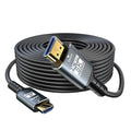 8K HDMI Cable 2.1 150 FT - In-Wall CL3 Fiber HDMI for 8K@60Hz/4K@120Hz