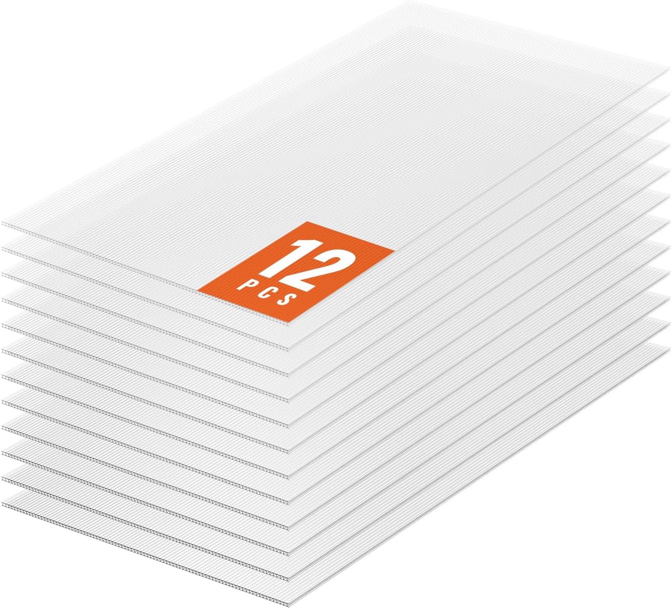 VEVOR 12 Pack Polycarbonate Greenhouse Panels for All Seasons