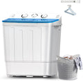 Portable Twin Tub 18lbs Washing Machine - Compact Washer for Small