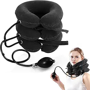 Cervical Neck Traction Device for Pain Relief and Comfort