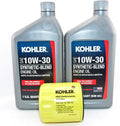 Maintenance 2 PK Kohler Synthetic Blend 10W-30 Engine Oil with Filter