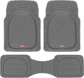 FlexTough Floor Mats for Cars Gray Deep Dish - All-Weather Protection