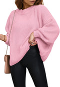 PRETTYGARDEN Oversized Chunky Knit Pullover Sweater - Cozy Fall 2025