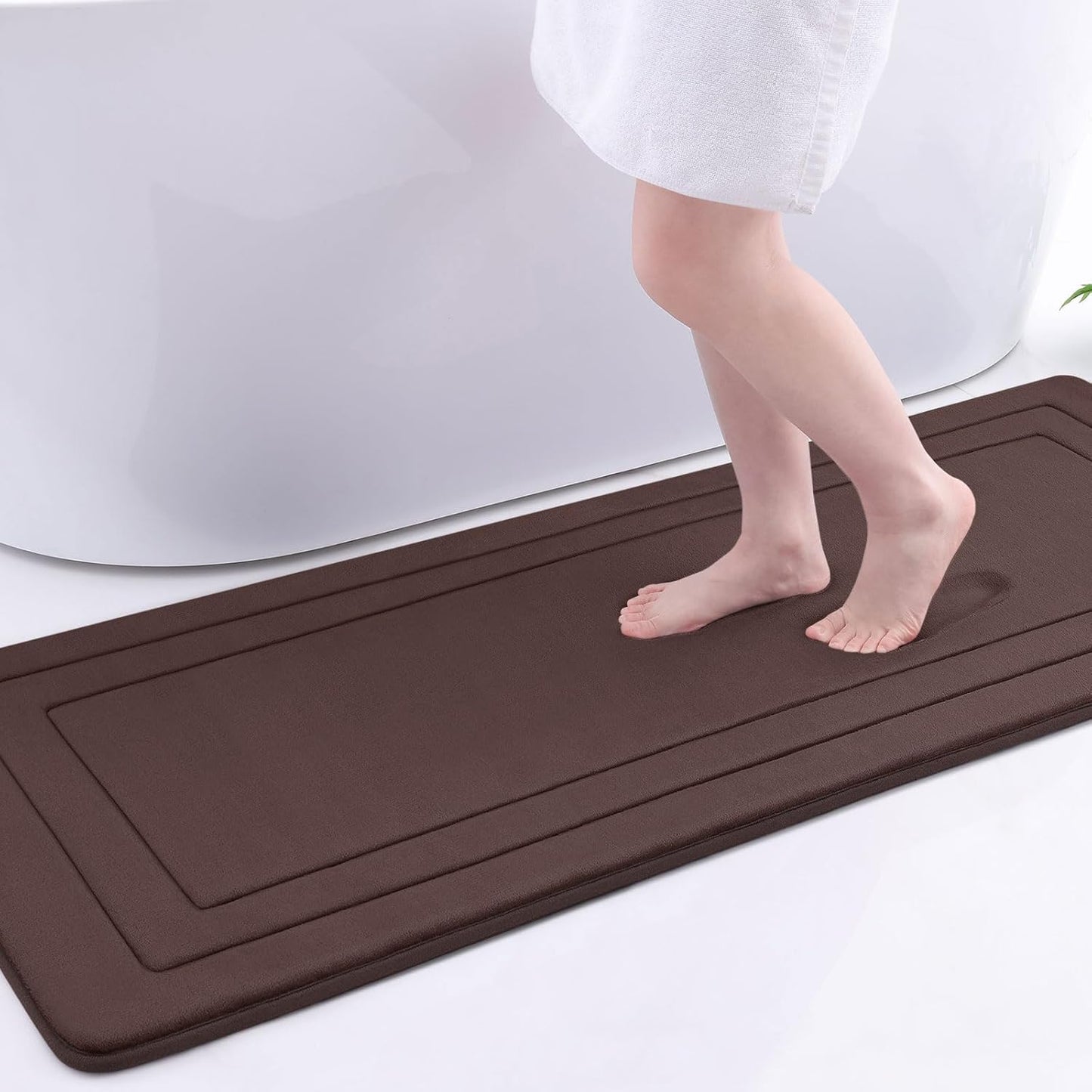 Arotive Memory Foam Bathroom Rug Mat 59x24 for Comfort
