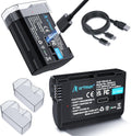 Artman EN-EL15C Battery 2-Pack 2500mAh with 2in1 USB-C Cable