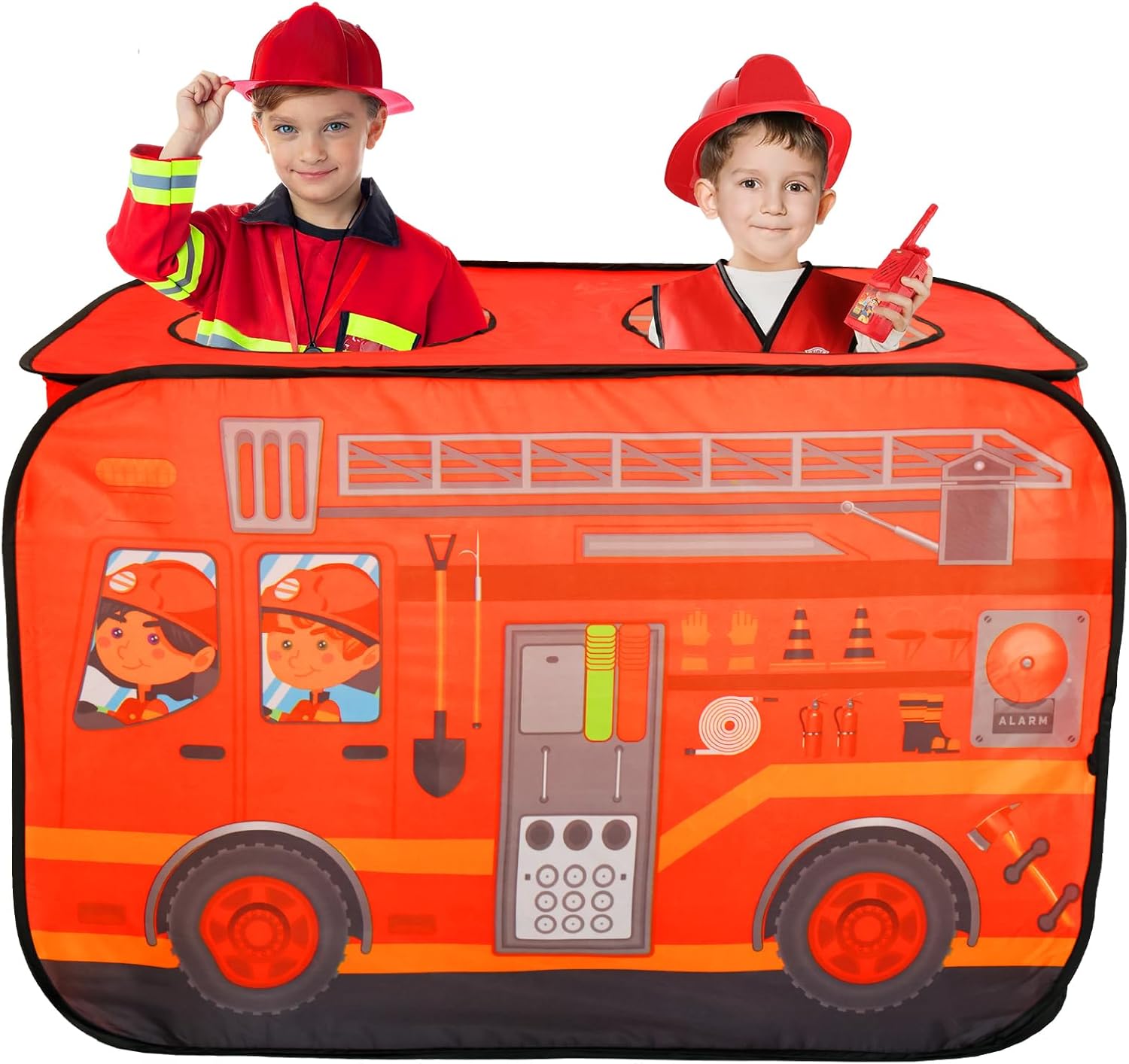 Red Fire Truck Play Tent for Exciting Role Play!